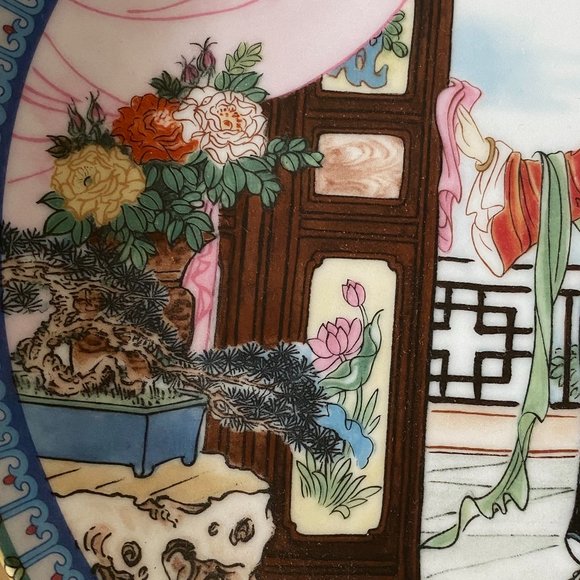 Vintage Imperial Jingdezhen Porcelain Plate - Picture 3 of 6